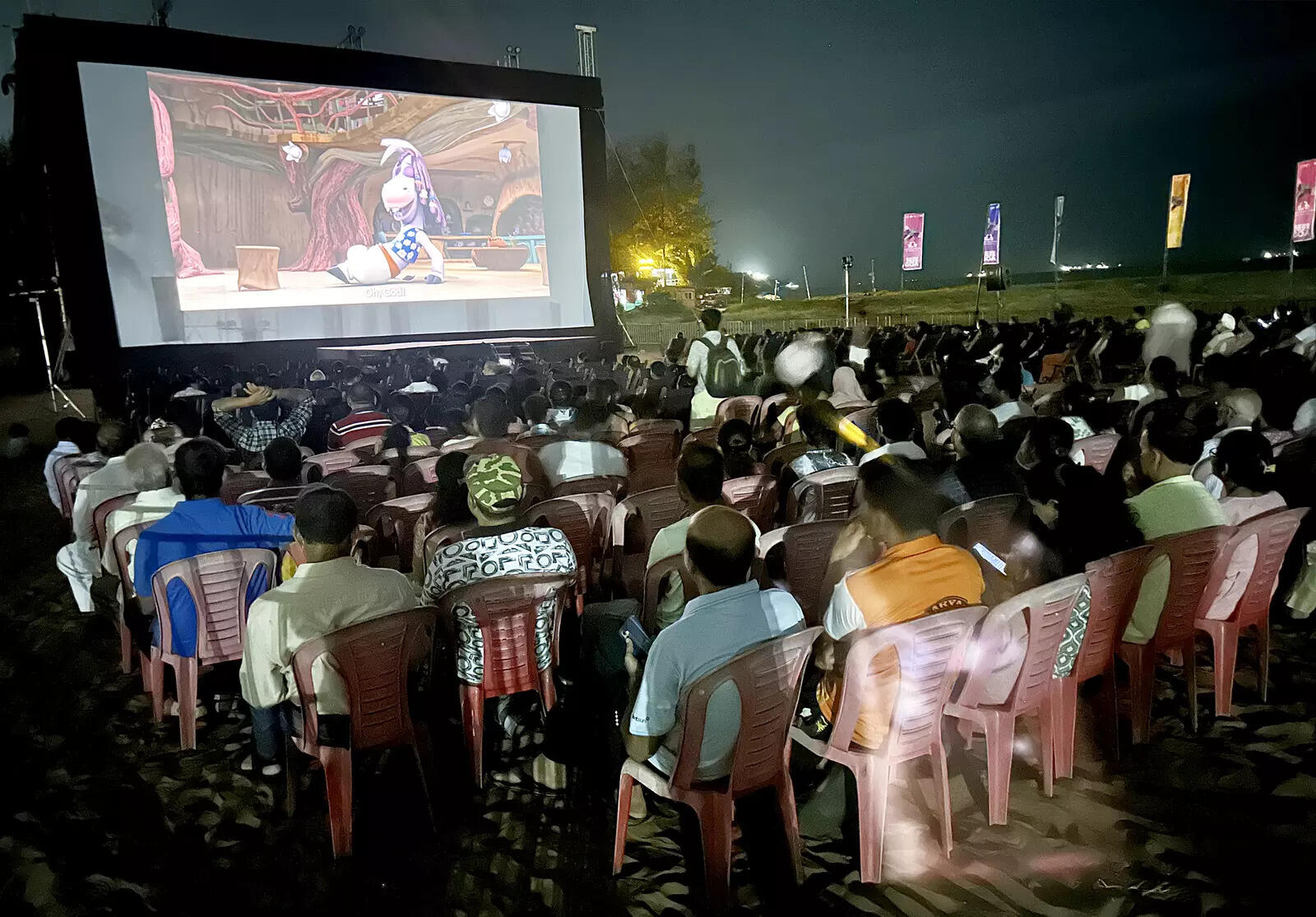 Beach screening becomes an attention-seeker for many reasons