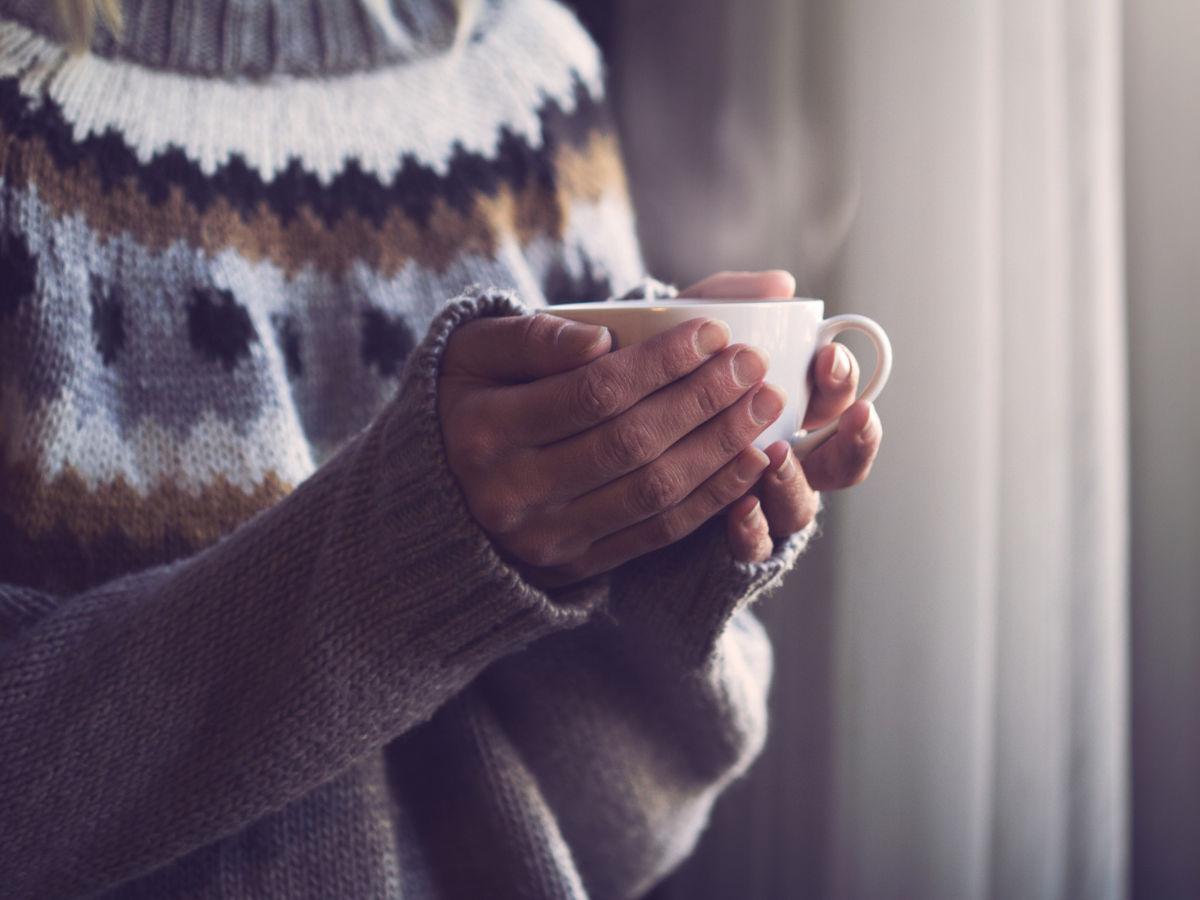 Warm beverage for gut health