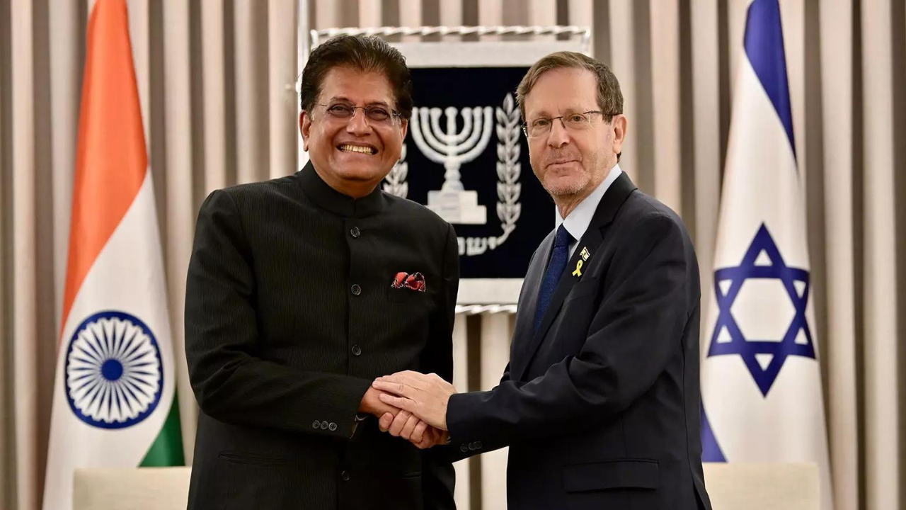 'First big step': India-Israel partnership gets lift as Piyush Goyal pushes FTA talks; leaders stress tech and innovation ties