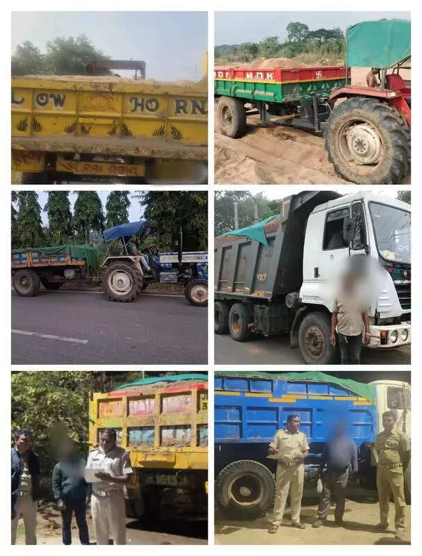 25 trucks seized in crackdown on illegal mining, smuggling of minerals