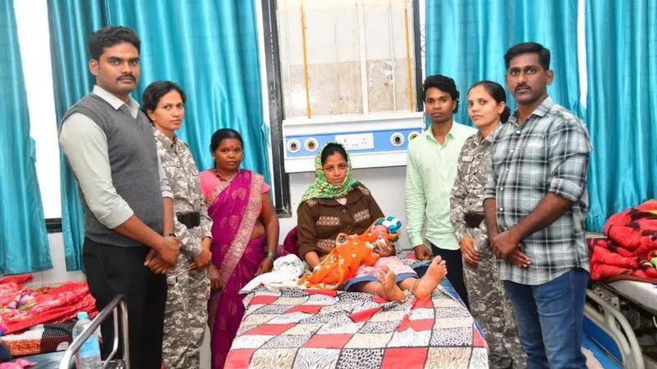I have everything: 10 months ago, Maoist surrendered, gave-up guns; today she carries a baby