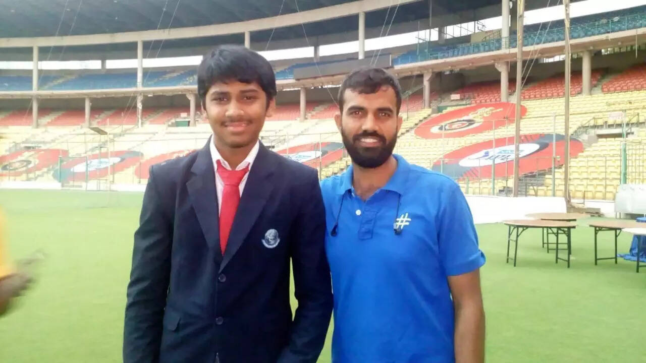 Making of Smaran R: How coach Zabiulla transformed a hyper-active kid into an all-format talent