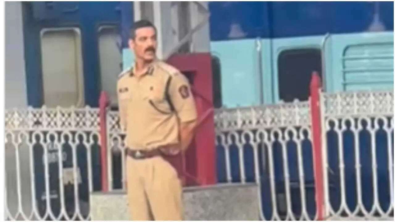 John shoots intense cop drama at Mumbai Central station