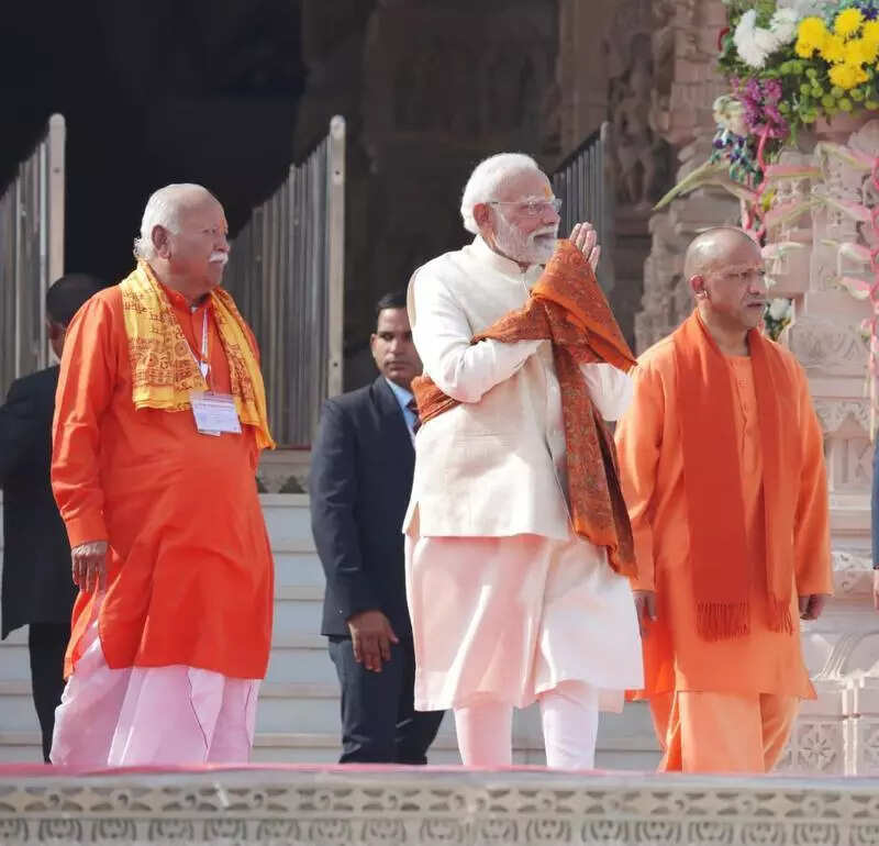 Centuries-old wounds are healing, says PM with flag atop Ram temple