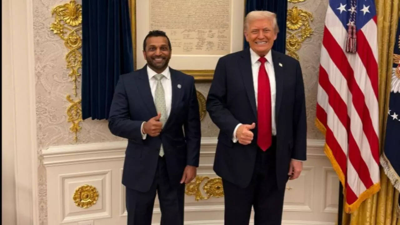 WH dismisses reports of Kash Patel’s firing; Trump poses with FBI director to shut down rumour