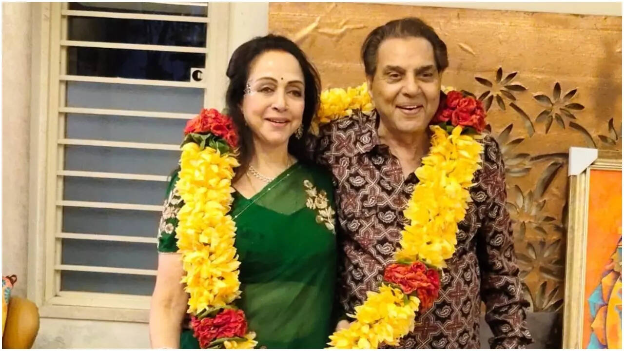Hema shares unseen photos, heartfelt tribute to Dharmendra