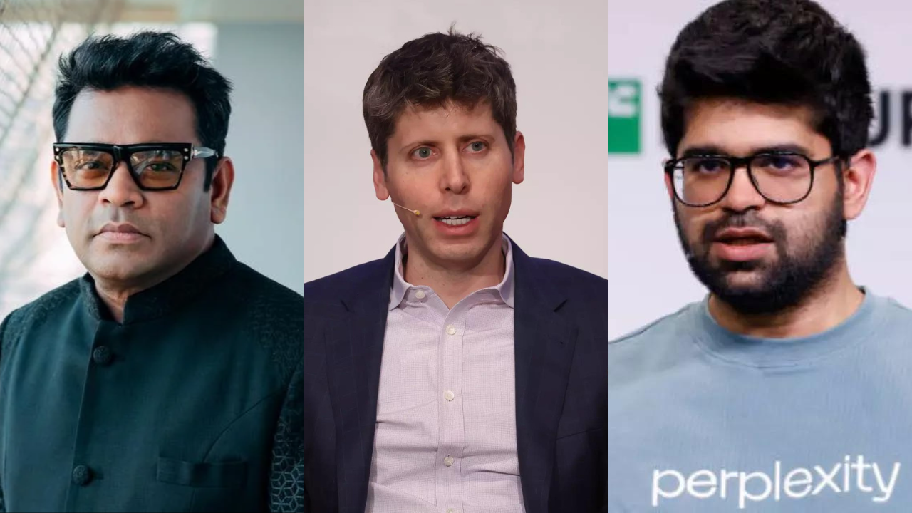 'Don't remove jobs': AR Rahman meets Sam Altman, Aravind Srinivas; flags job loss issues