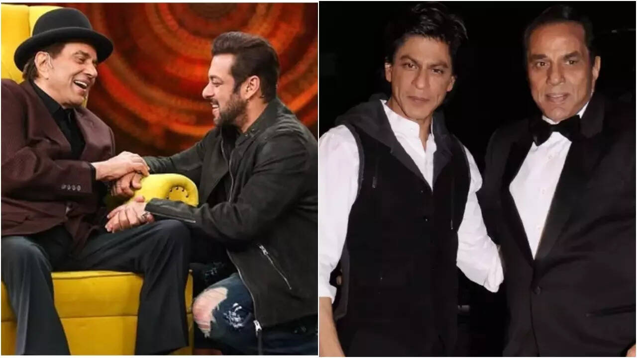 Dharmendra's prayer meet: Salman, SRK arrive to pay respects