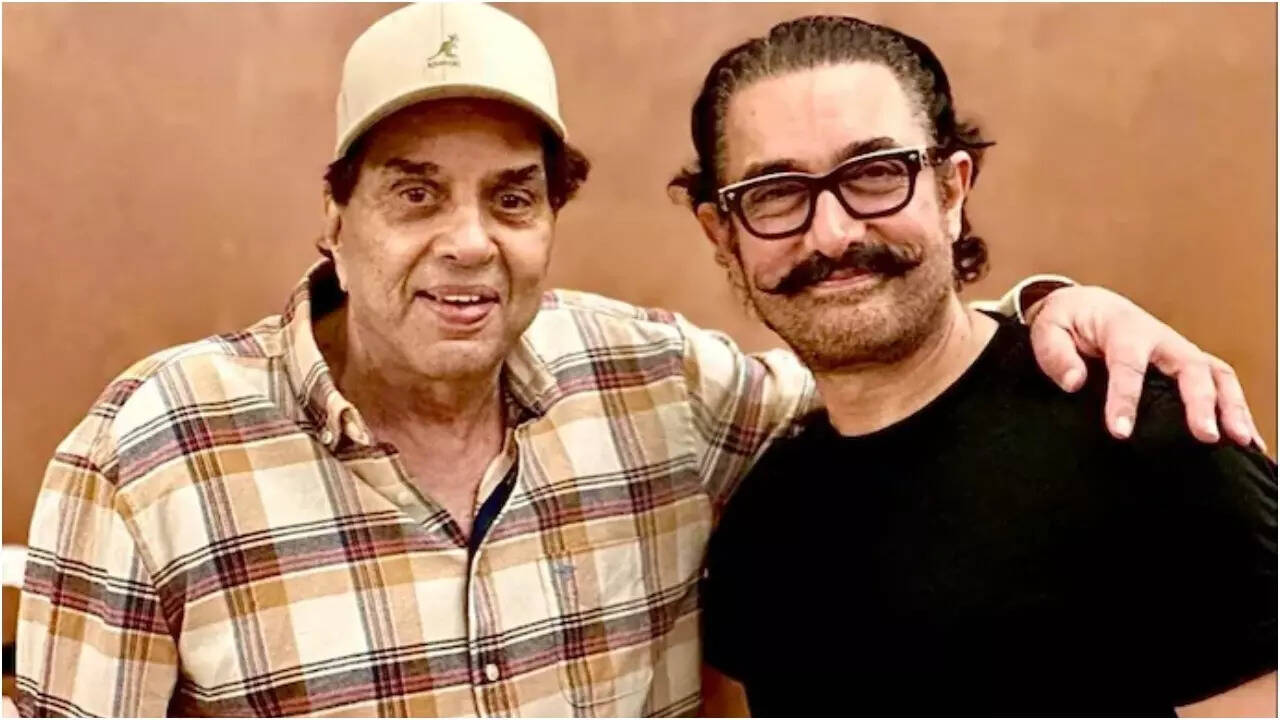 Aamir recalls son Azad's first meeting with Dharmendra