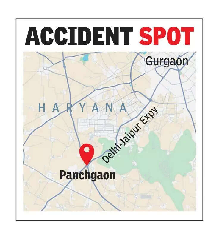 4-year-old dies as car overturns on NH 8 to avert collision with cow
