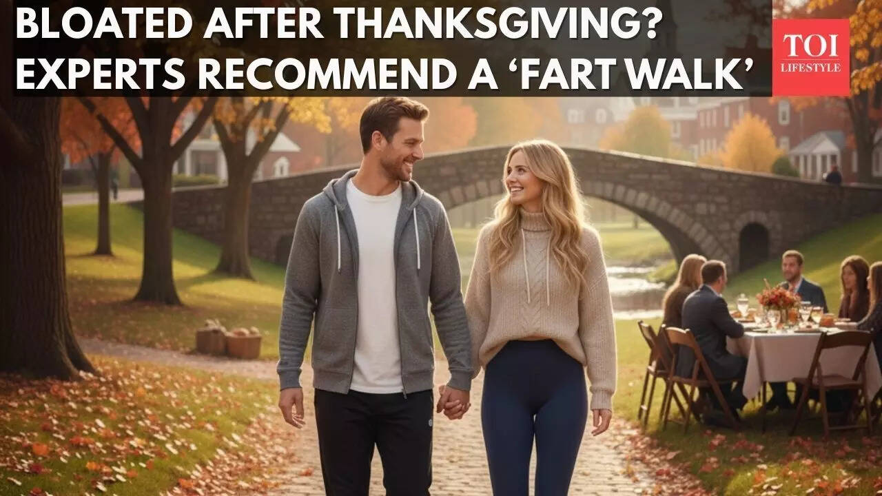 Thanksgiving feast bloating: Doctors recommend a ‘fart walk’
