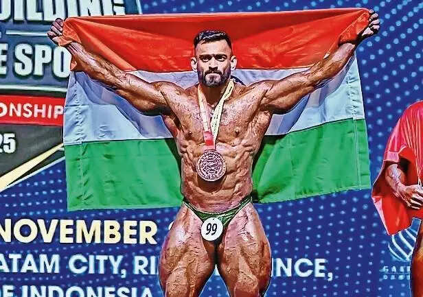 Bhayandar to Batam: Meet India’s first postman to win a bodybuilding bronze
