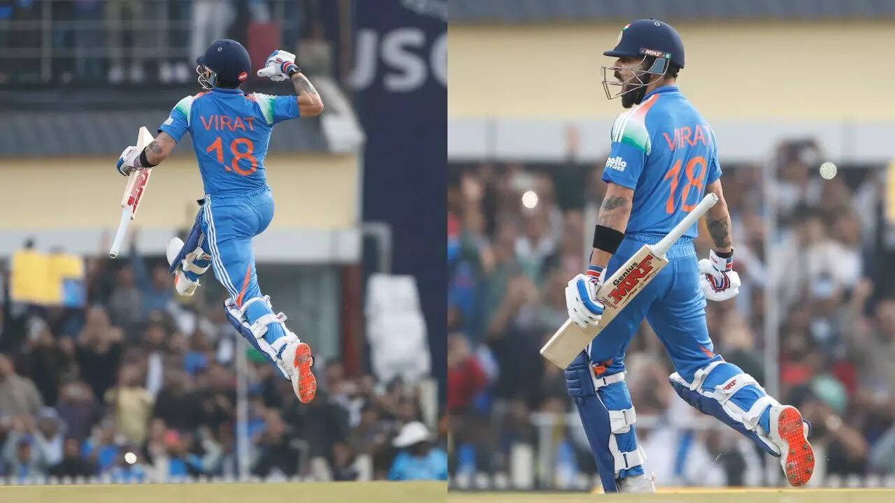 IND vs SA: Kohli punches air, roars with another ODI hundred
