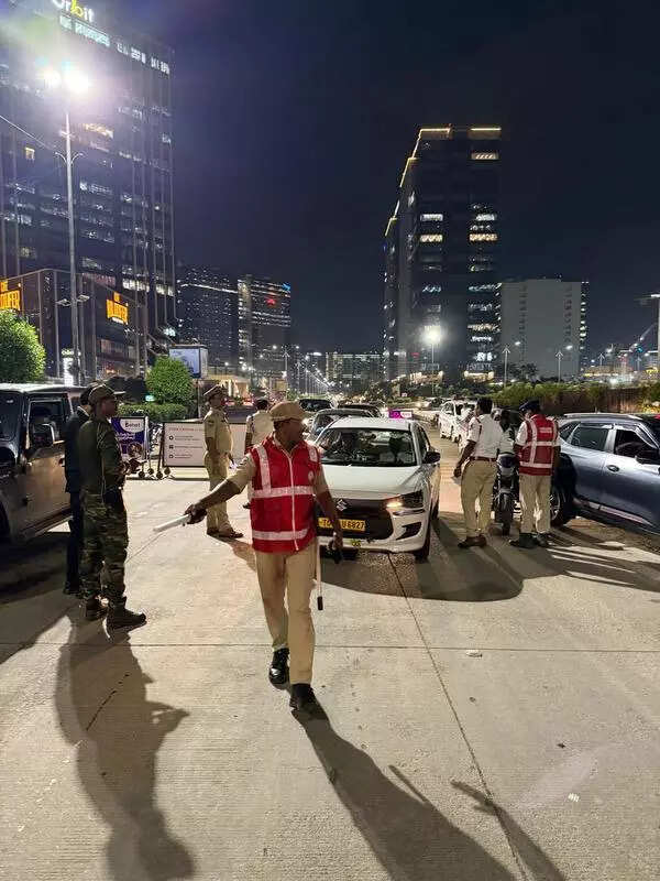 Surprise checkpoints greet stunters, street-racers along Hyderabad’s IT corridor roads