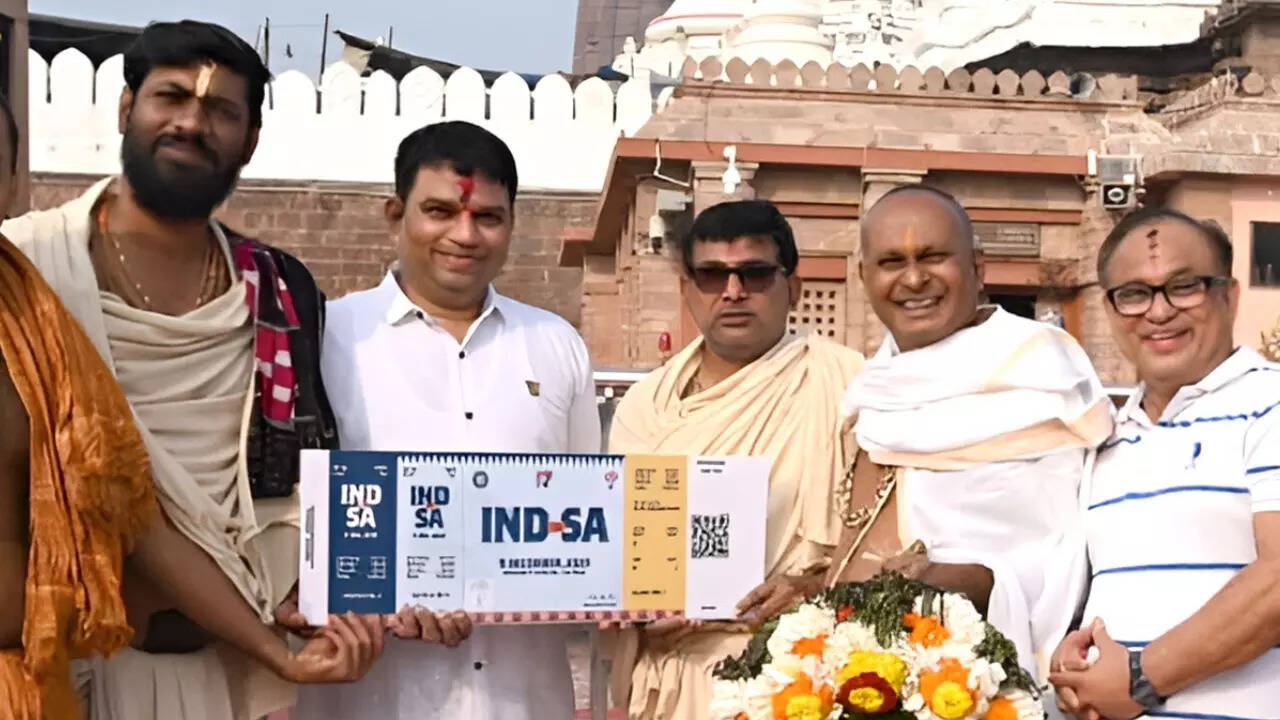 Ticket to the Lord: OCA's first pass for Cuttack T20 lands at Jagannath Temple