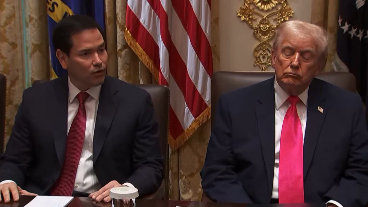 Donald's sleepy Joe moment? Newsom shares video of Trump ‘sleeping’ in cabinet meeting - watch