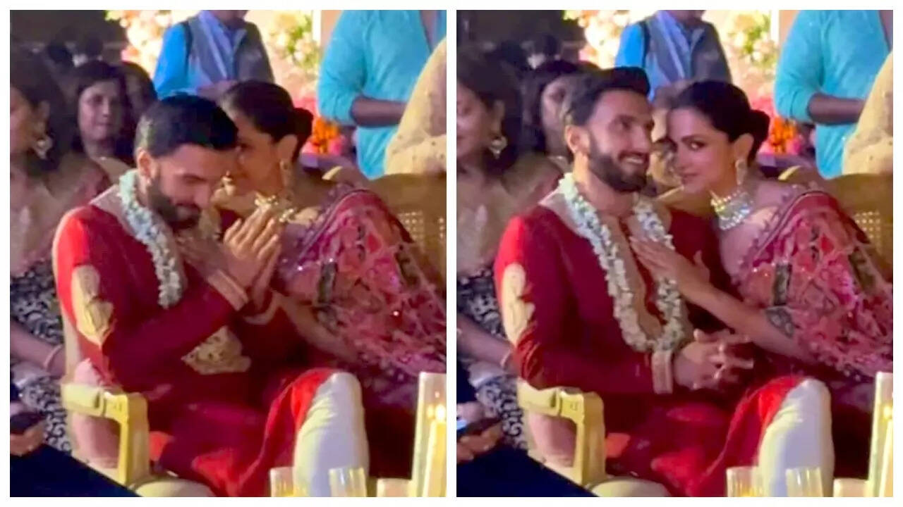 Ranveer and Deepika attend family wedding in Goa - WATCH