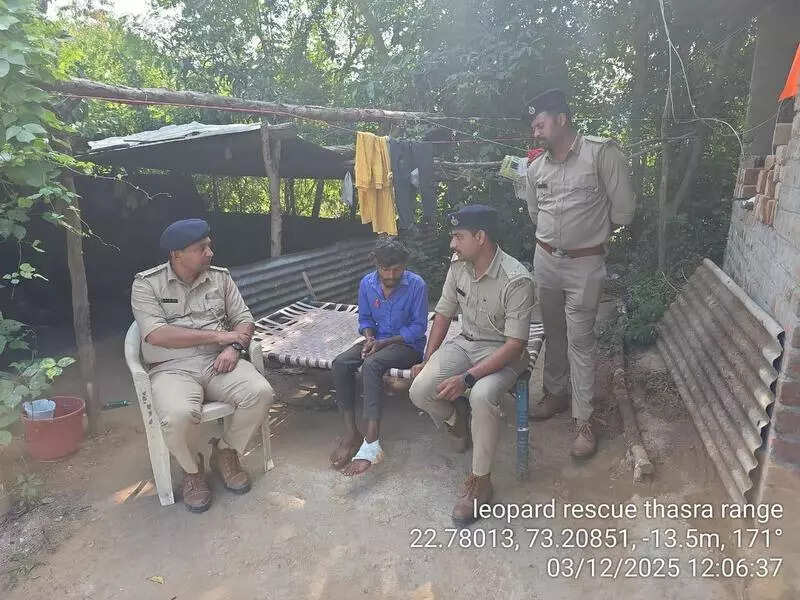 Leopard eludes capture after attacking four in Udhmatpura village in Gujarat’