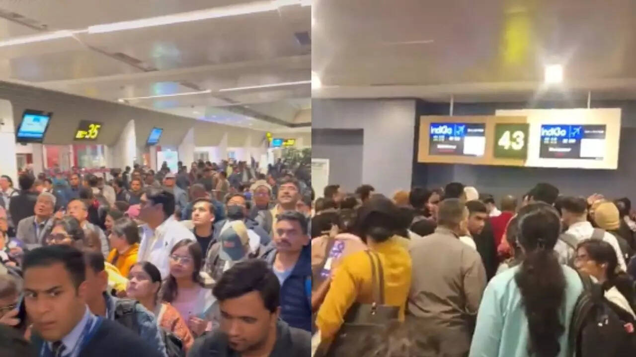 Watch: IndiGo chaos leaves passengers stranded, social media erupts with frustration; 200+ flights cancelled