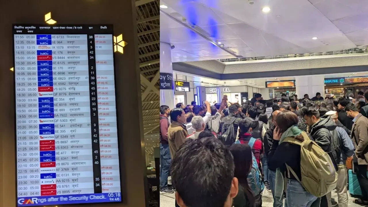 Crowd, confusion, chaos: IndiGo meltdown hits flyers nationwide; passengers fume