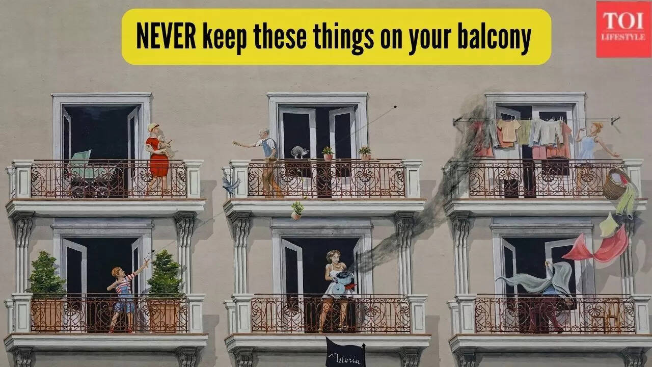7 things you should NEVER keep on your balcony