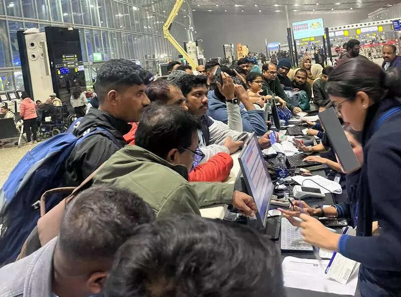 Airport terminals burst at seams as ‘abandoned’ flyers wait for flights
