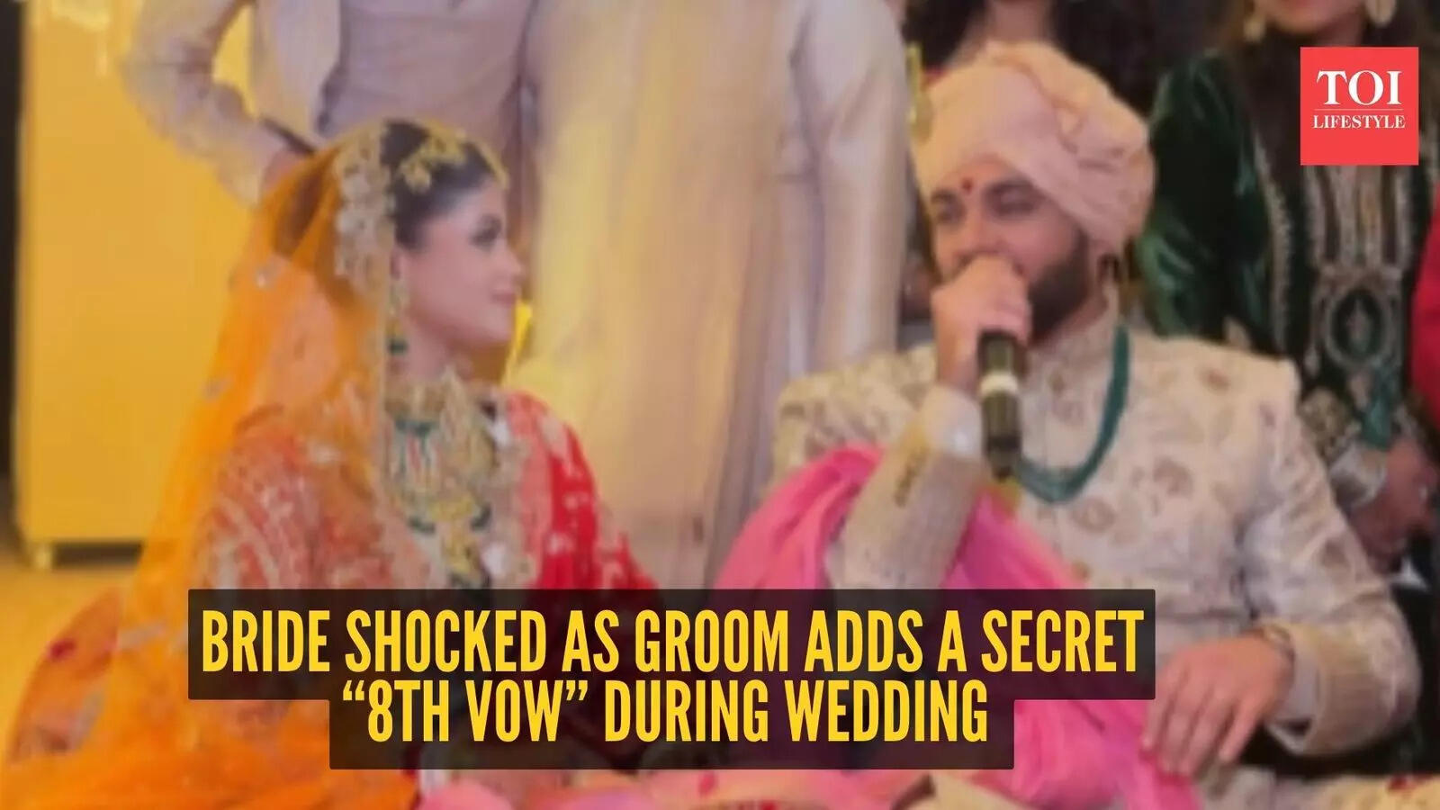 “Swikaar Hai!” Bride says 'Yes' to groom’s funny 8th vachan, internet can’t stop laughing