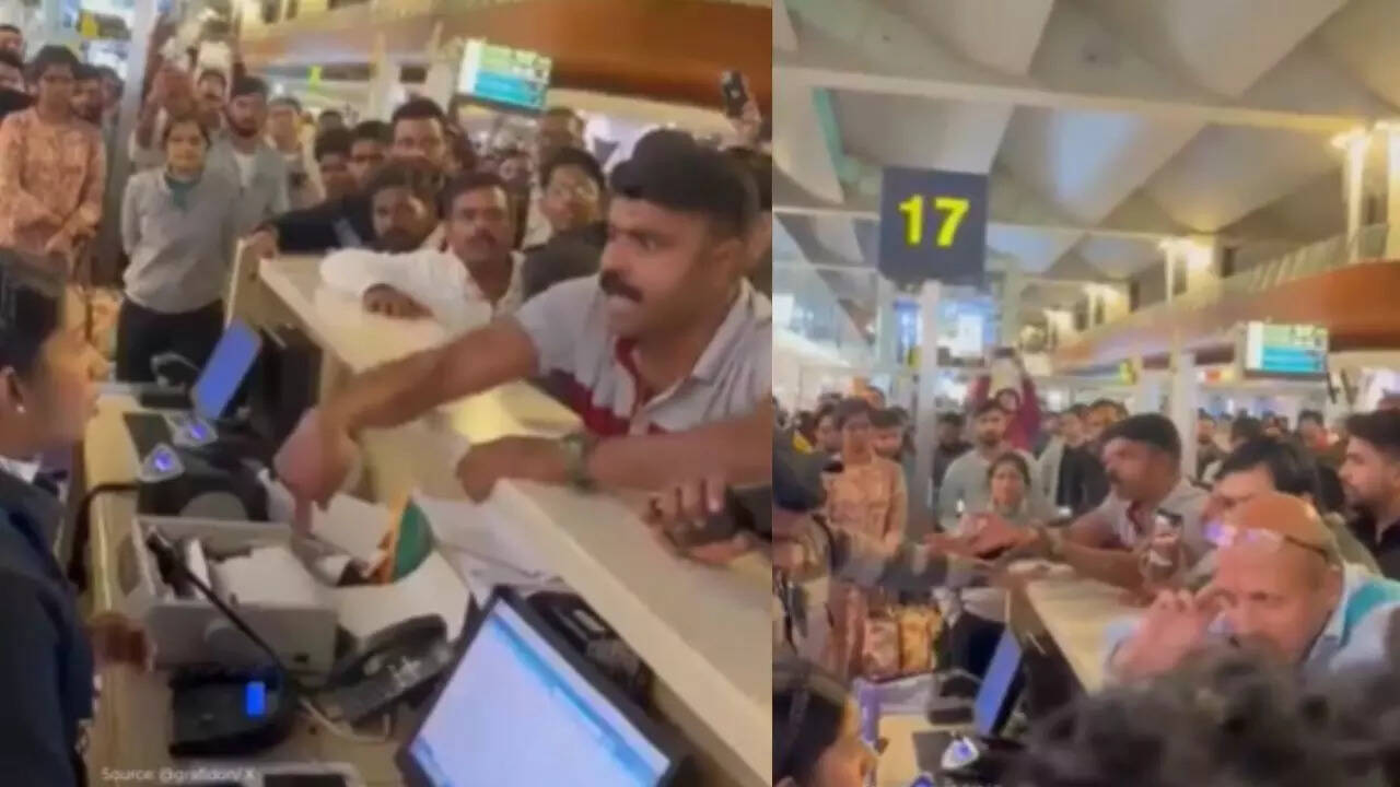 Chaos at Bengaluru airport: Father says daughter needs sanitary pad; IndiGo gives no help