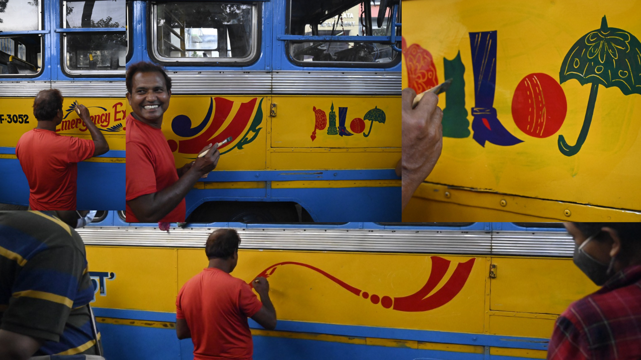 Experience Kolkata's living museum: Iconic buses as mobile art installation