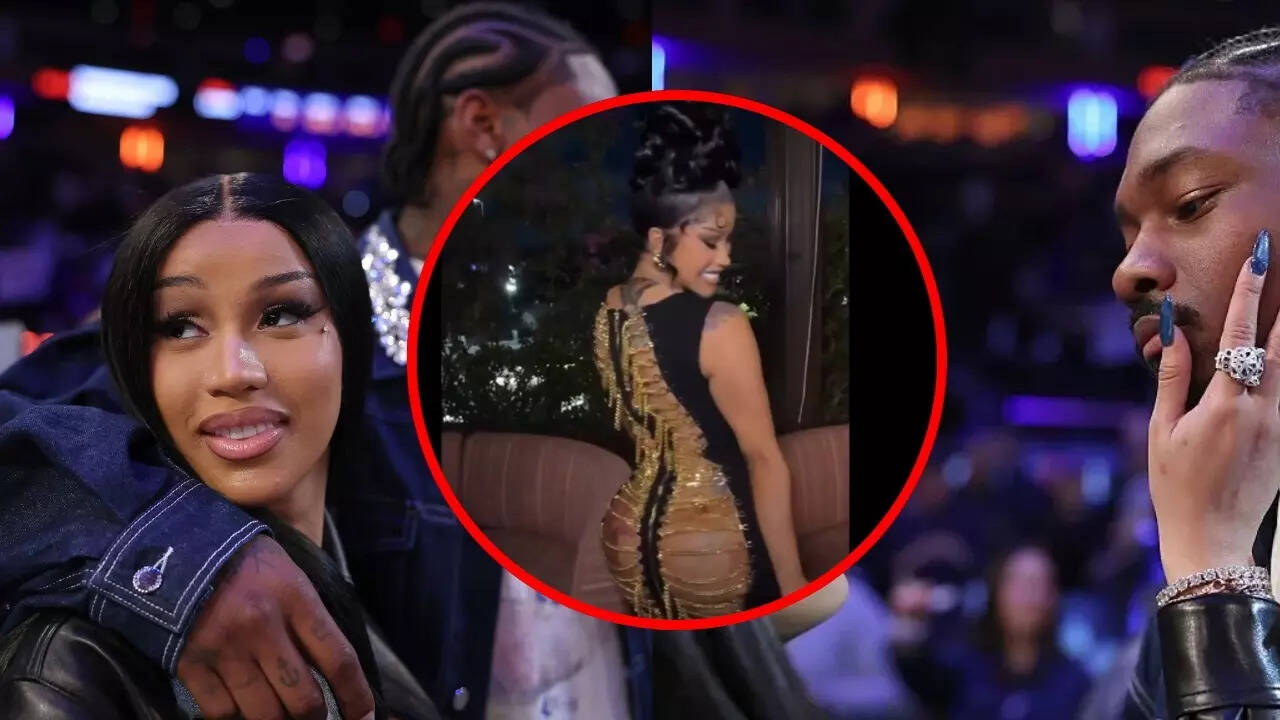 Cardi B stuns in bold bare-back gold chain dress at Stefon Diggs’ birthday