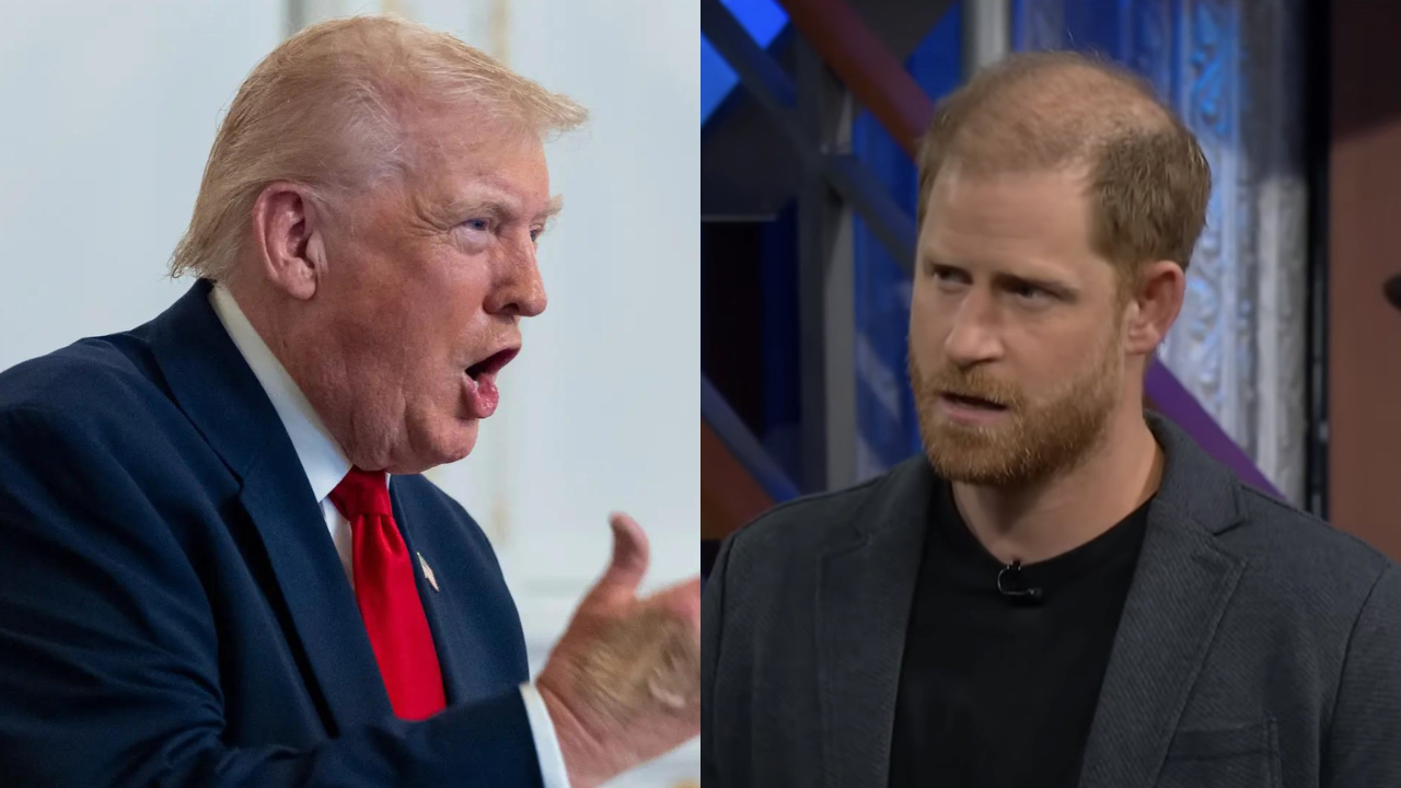'Heard you elected a king?': Prince Harry takes jibe at Trump on the 'Late Show' with Colbert