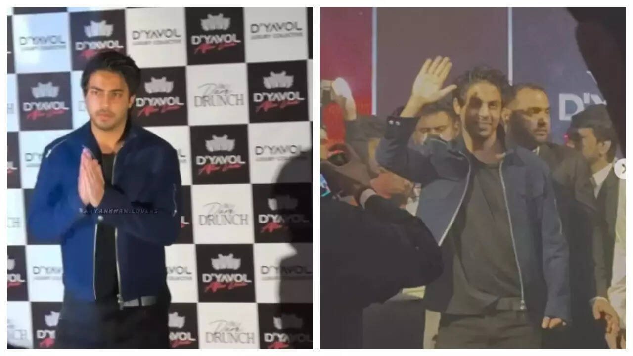 Aryan greets paparazzi with 'namaste' amid controversy