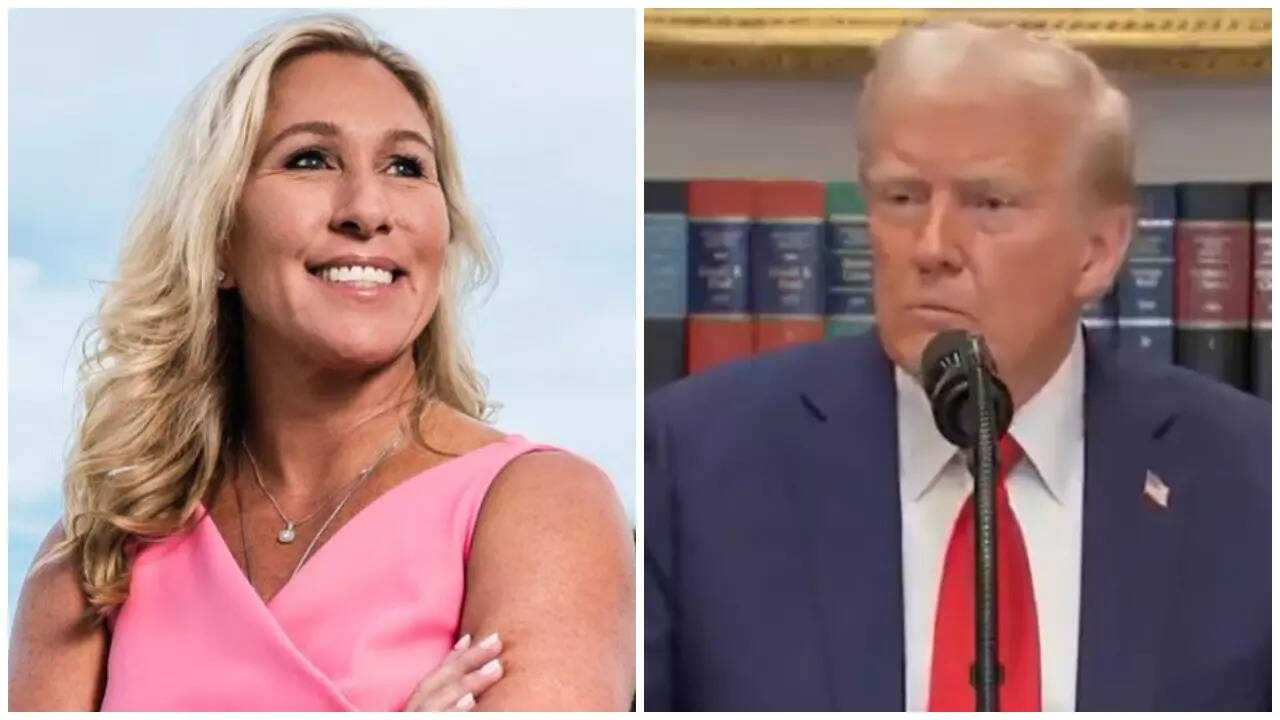 'Republicans are terrified to step out of line': Marjorie Taylor Greene claims GOPs mock Trump 'privately'