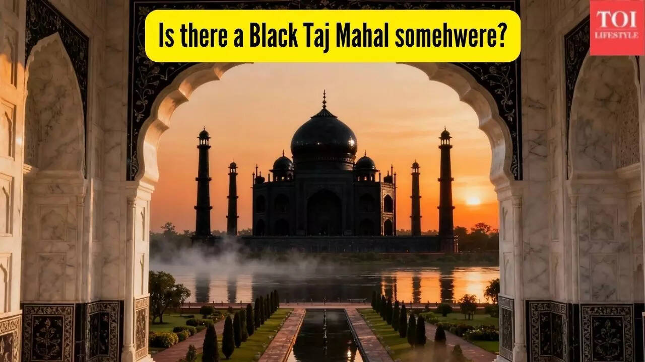Did Shah Jahan build an unfinished Black Taj Mahal?