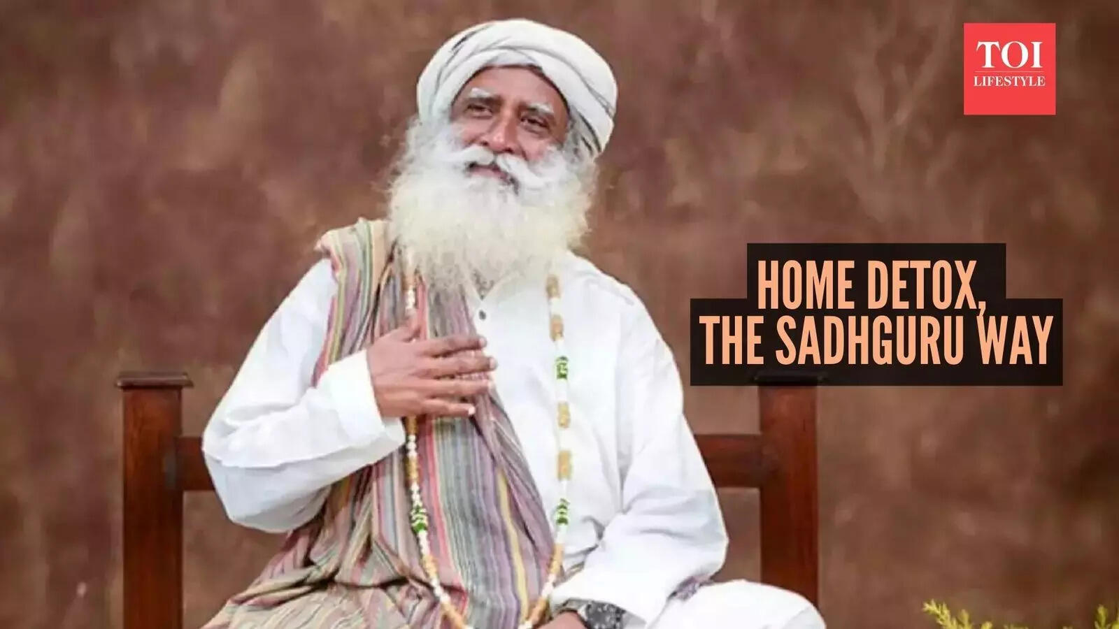 Sadhguru shows how to reset your body with simple home practices