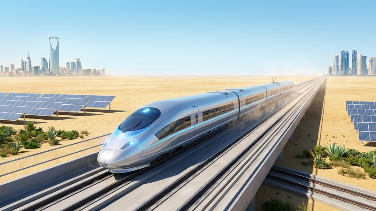 Riyadh to Doha in two hours: Saudi Arabia and Qatar unveil mega electric rail project