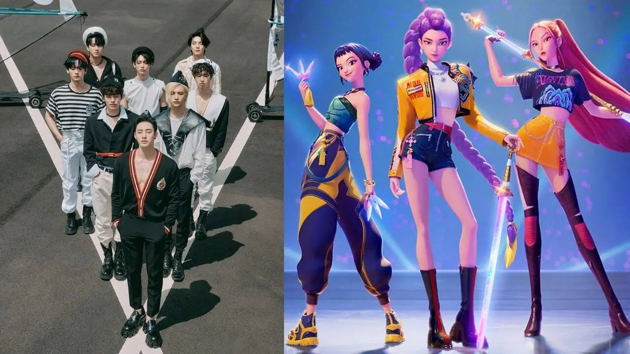 'KPop Demon Hunters' soundtrack BEATS live idols