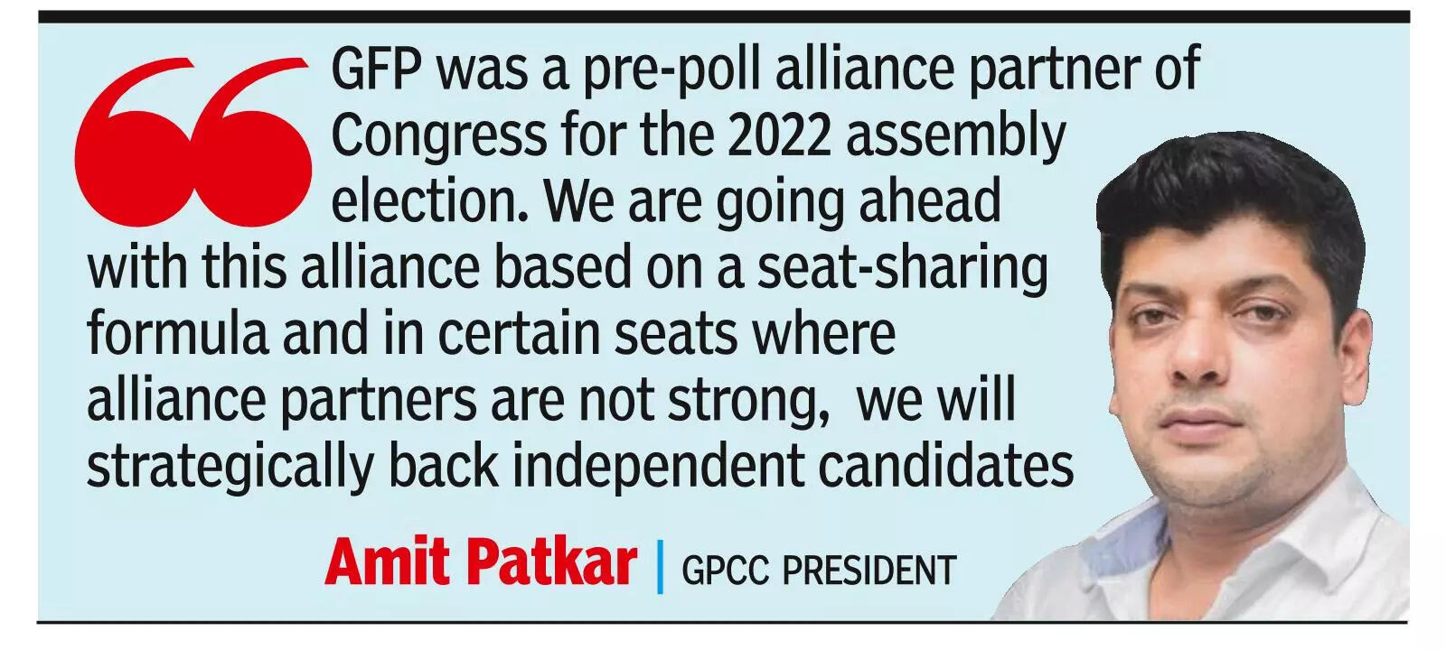 After RG backs out, Cong-GFP finalise alliance for ZP polls