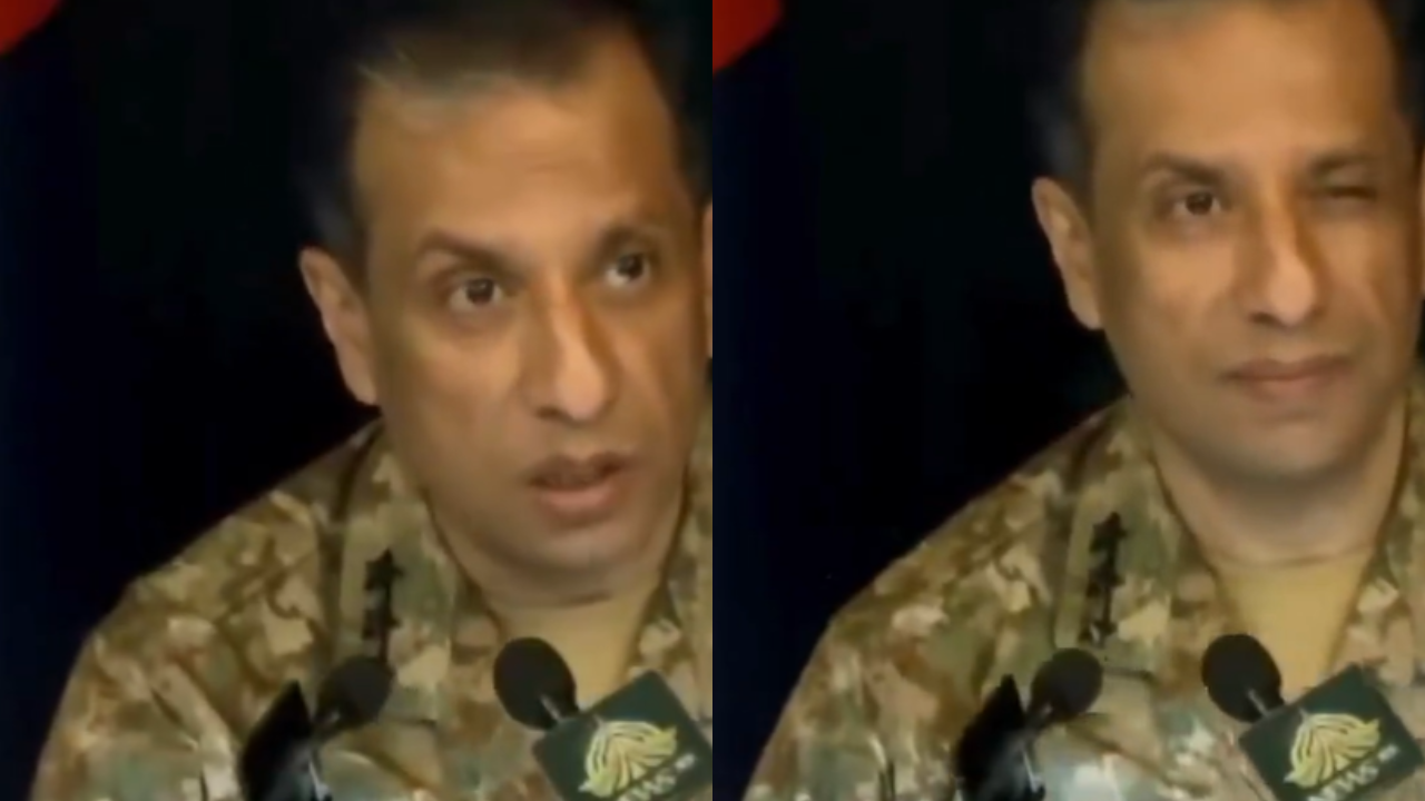 Watch: Pakistan army spokesperson faces backlash after winking at reporter