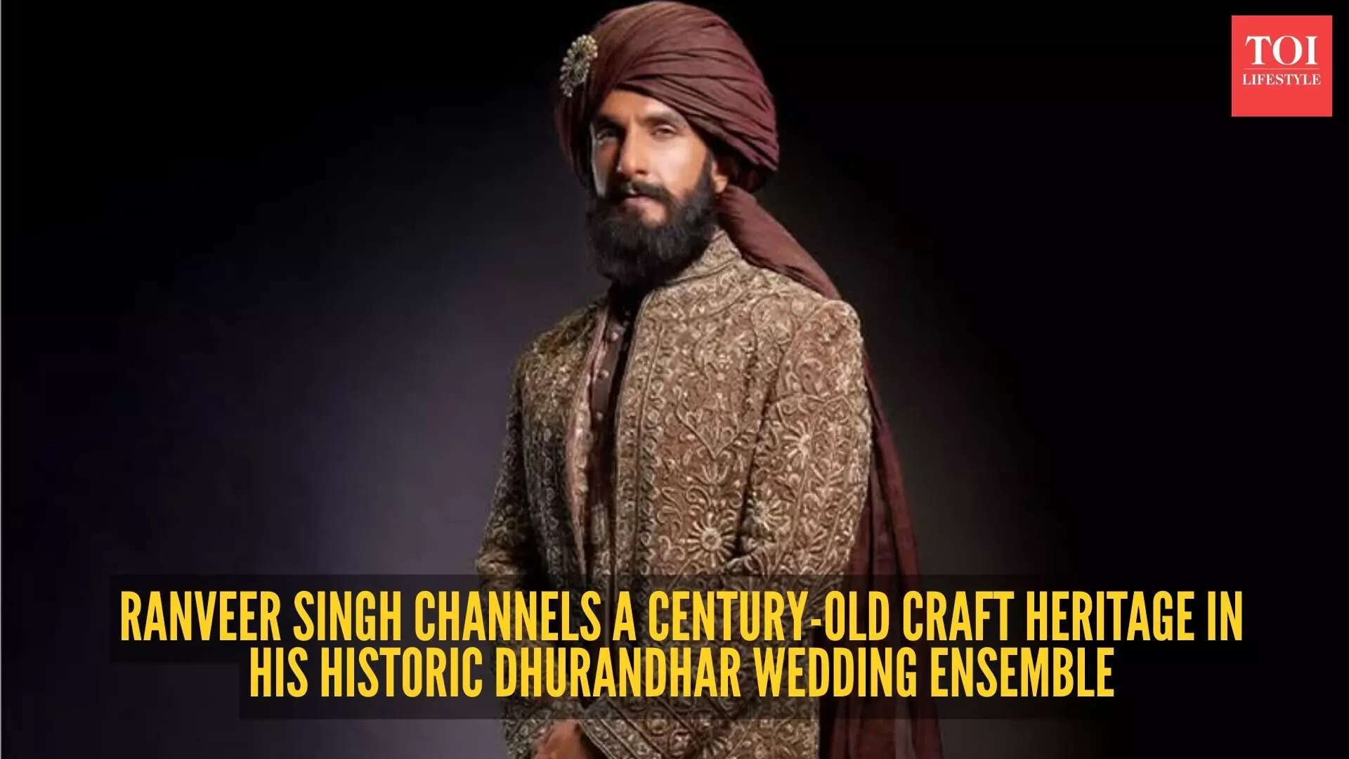 Ranveer’s ‘Dhurandhar’ wedding look hints at a century-old craft