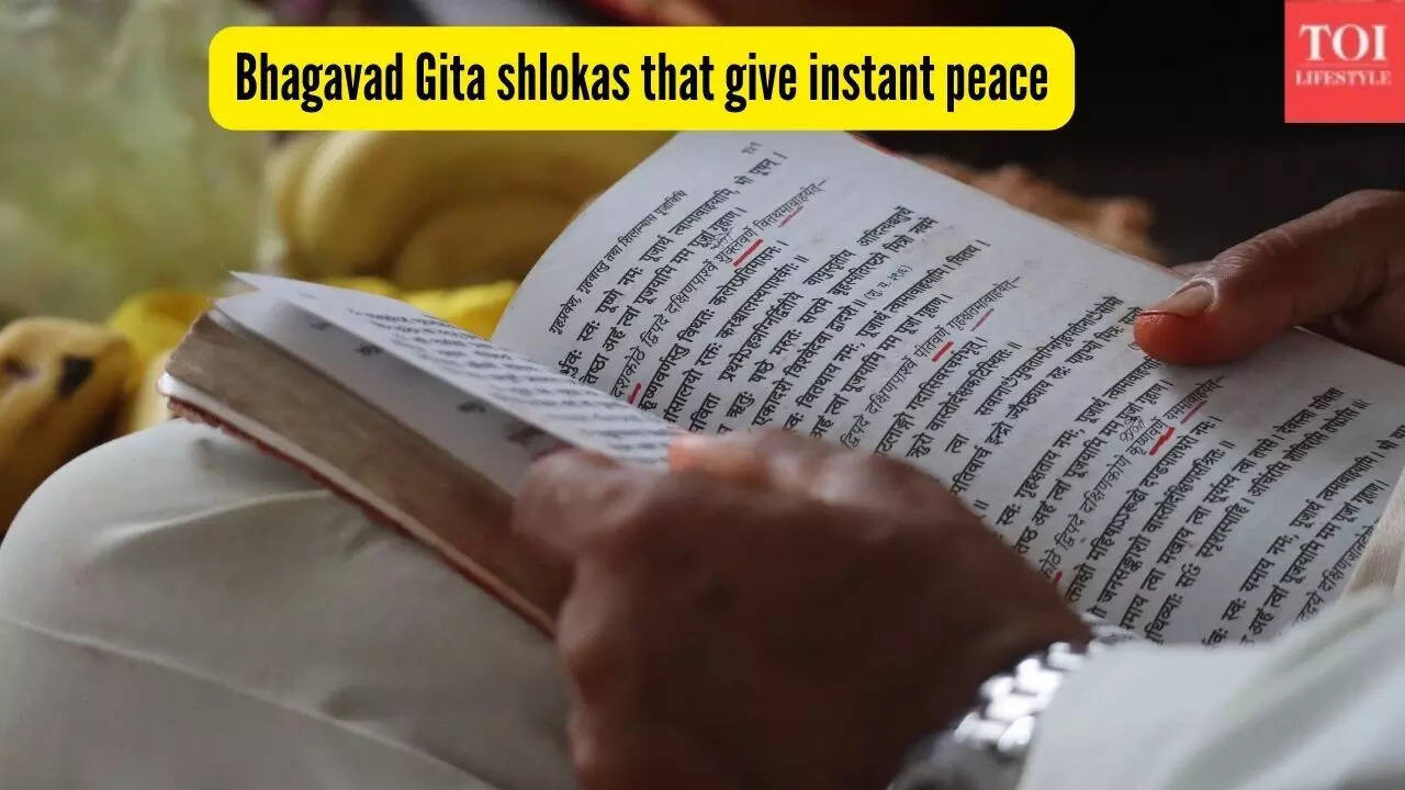 7 Bhagavad Gita shlokas that give instant peace