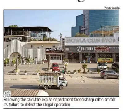 Multi-crore imported liquor smuggling racket busted near Signature Towers in Gurgaon