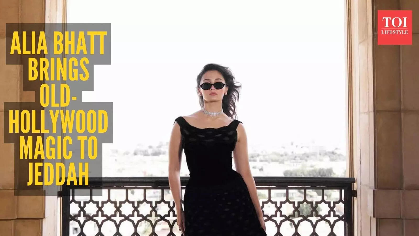 Alia Bhatt channels Audrey Hepburn in Jeddah