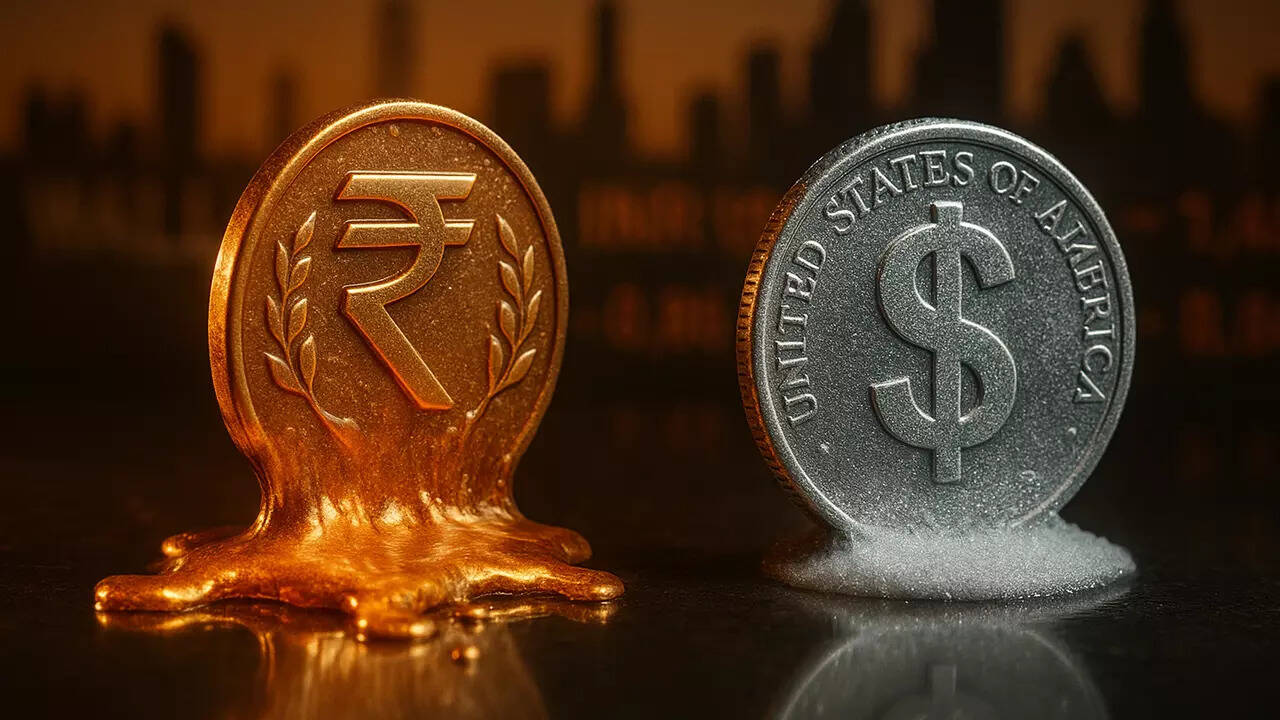 Rupee hits new record low: Currency weakens to 90.46 versus US dollar; RBI intervention likely
