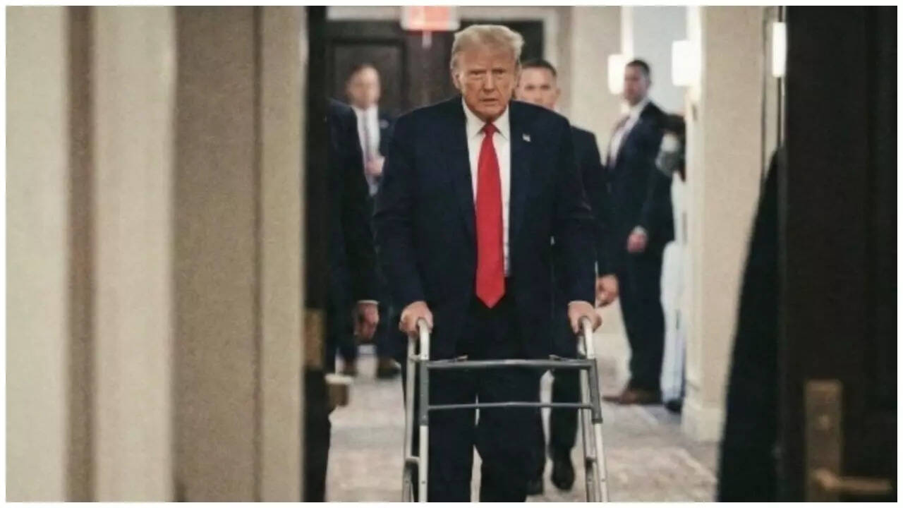 Trump with a walker? Viral photo sparks questions about whether it’s AI or real — here’s what ChatGPT said