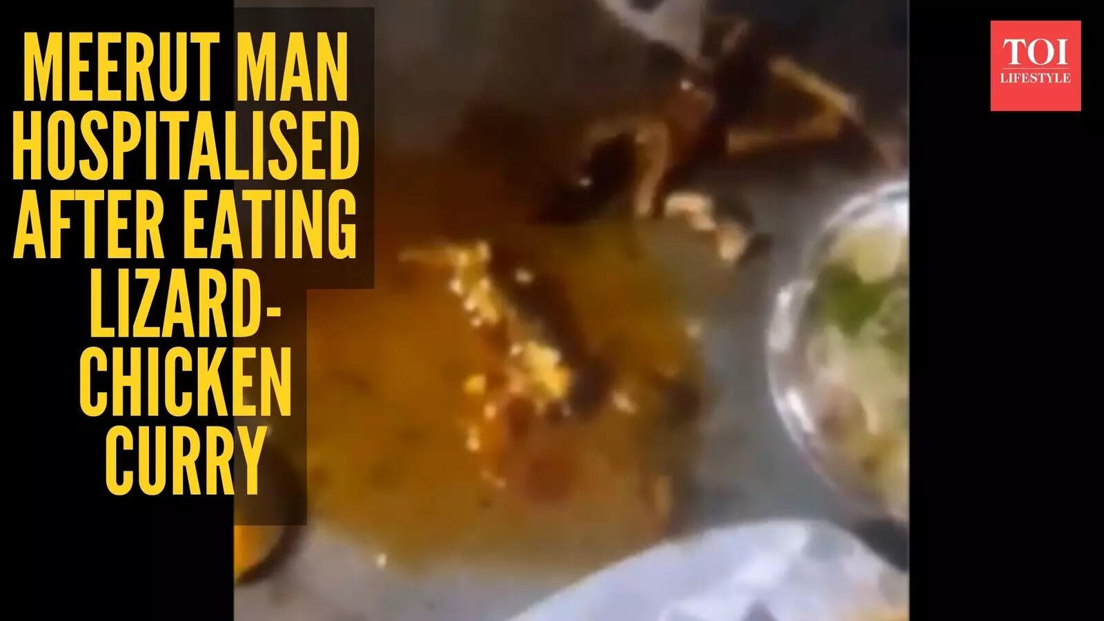 Meerut customer falls sick after eating ‘Lizard Chicken Curry’