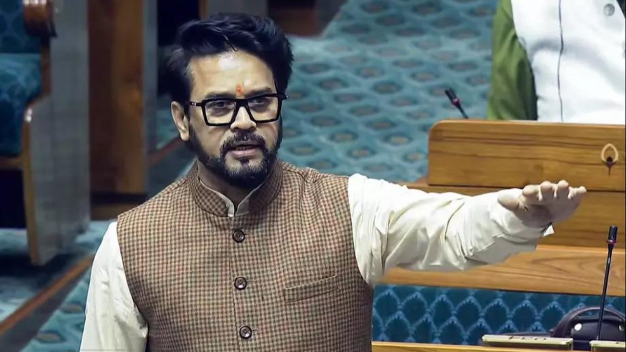 Anurag Thakur seeks action against TMC MP for vaping in Parliament