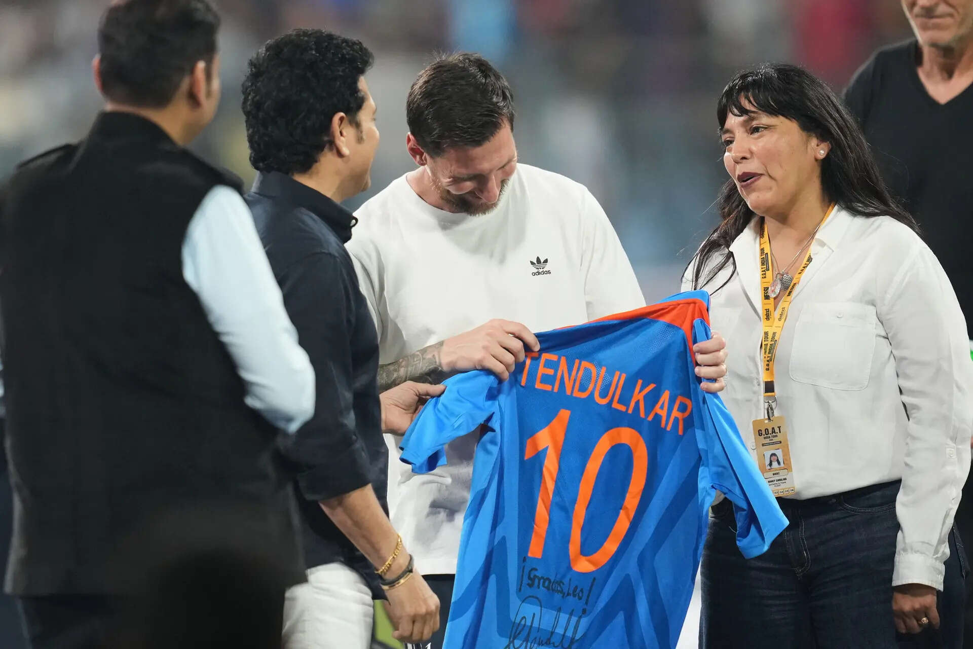 Messi tour of India: After Kolkata chaos, Leo to play friendly game with Telangana CM