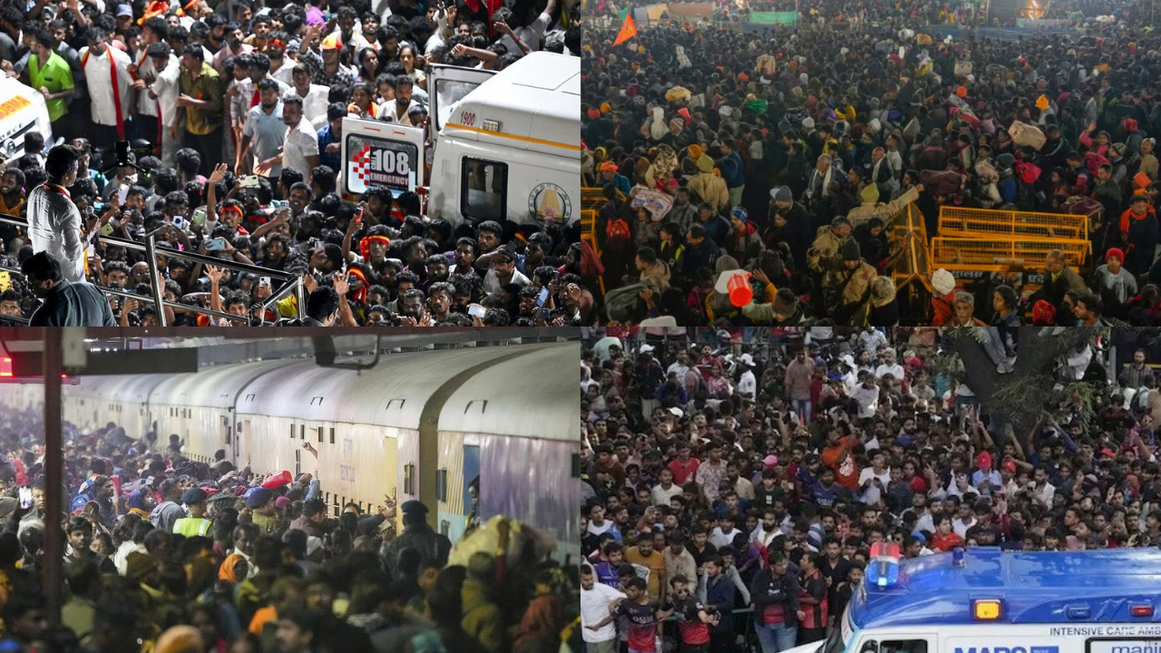Chaos &amp; screams: 8 stampedes, 127 dead — The anatomy of India's crowd tragedies in 2025