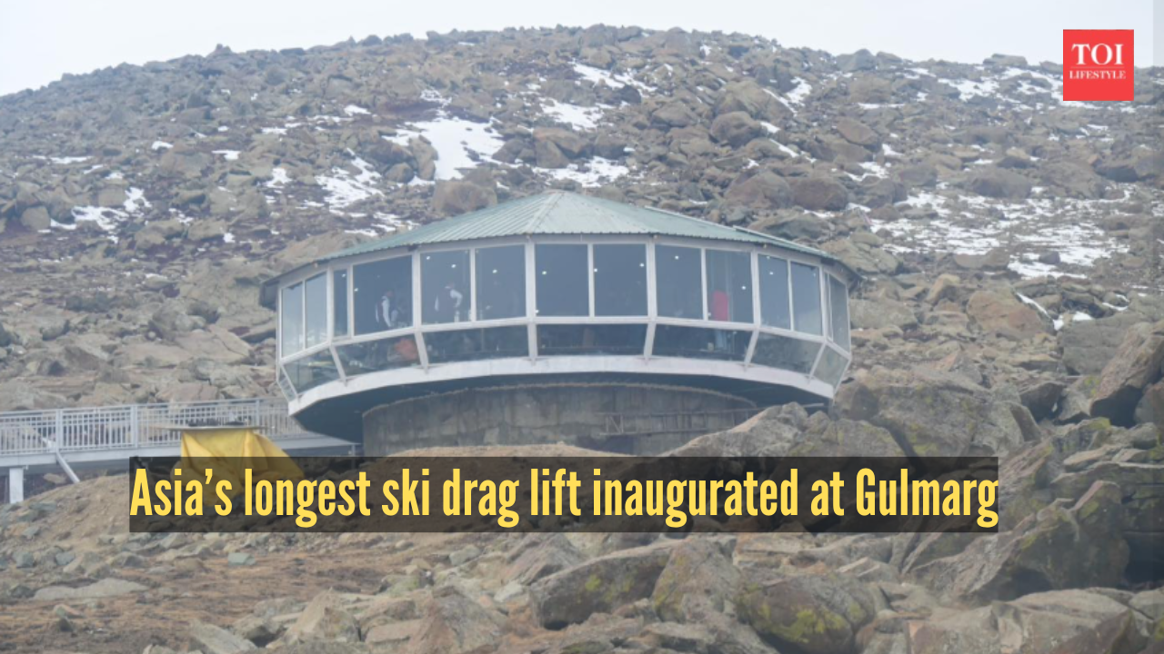 In pictures: Asia’s longest ski drag lift inaugurated at Gulmarg